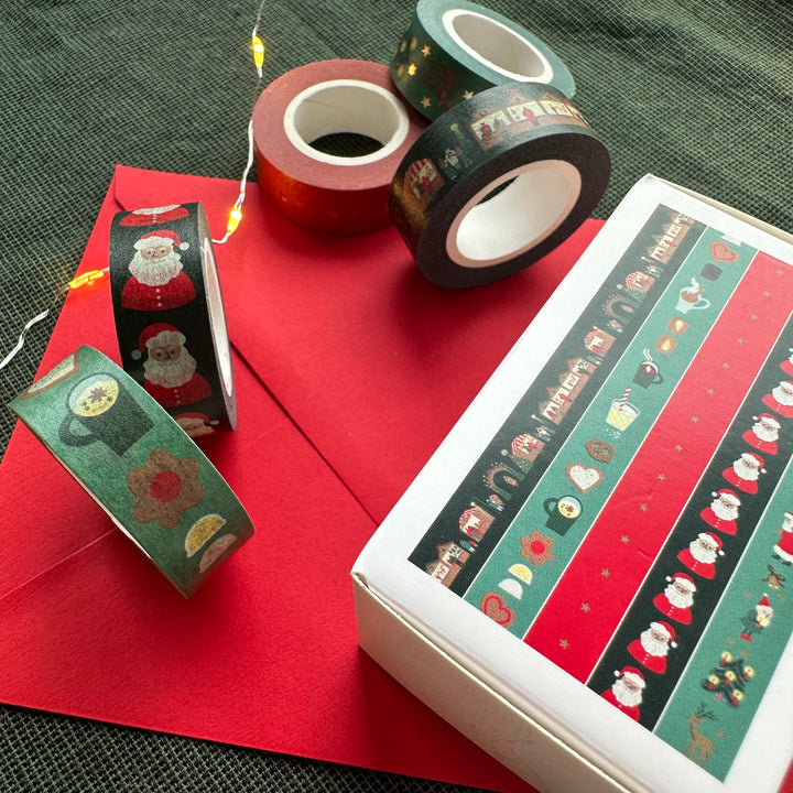 Washitape Golden Christmas Branches