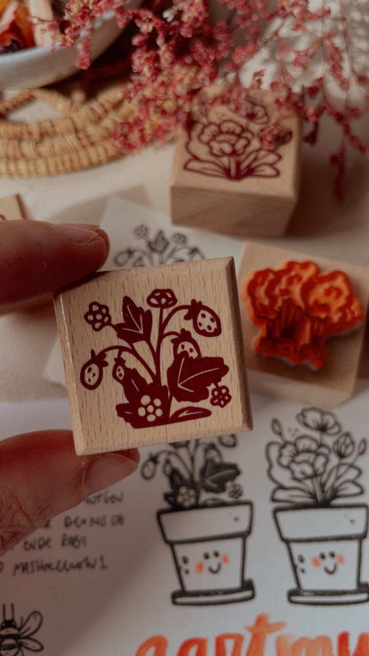 Sue Rahel Flower Stamp Set