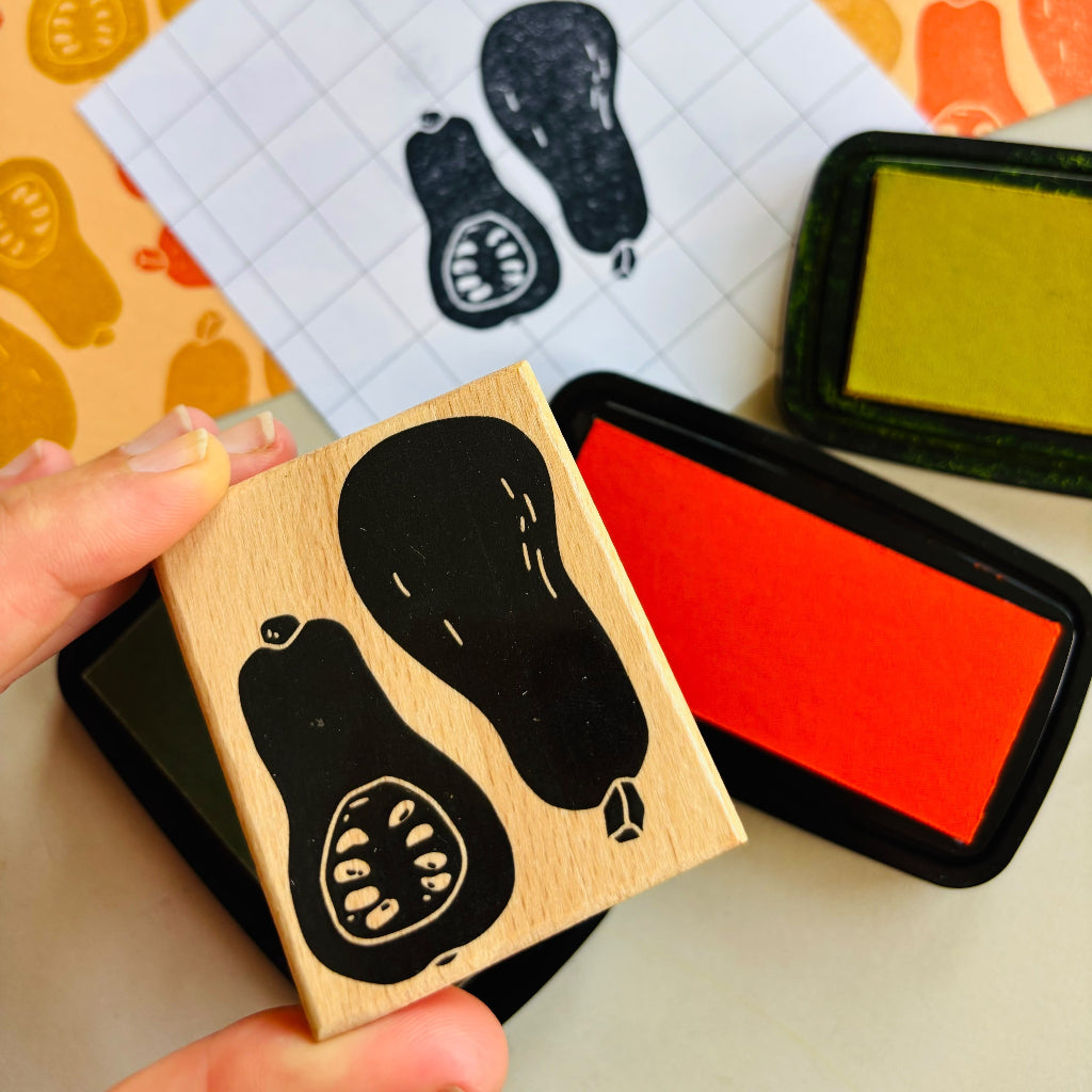 Konfettirausch Stempel Kürbis
