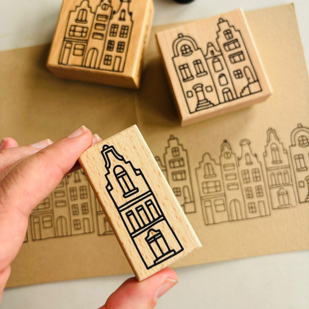 Konfettirausch Stempel "Häuser Den Haag"