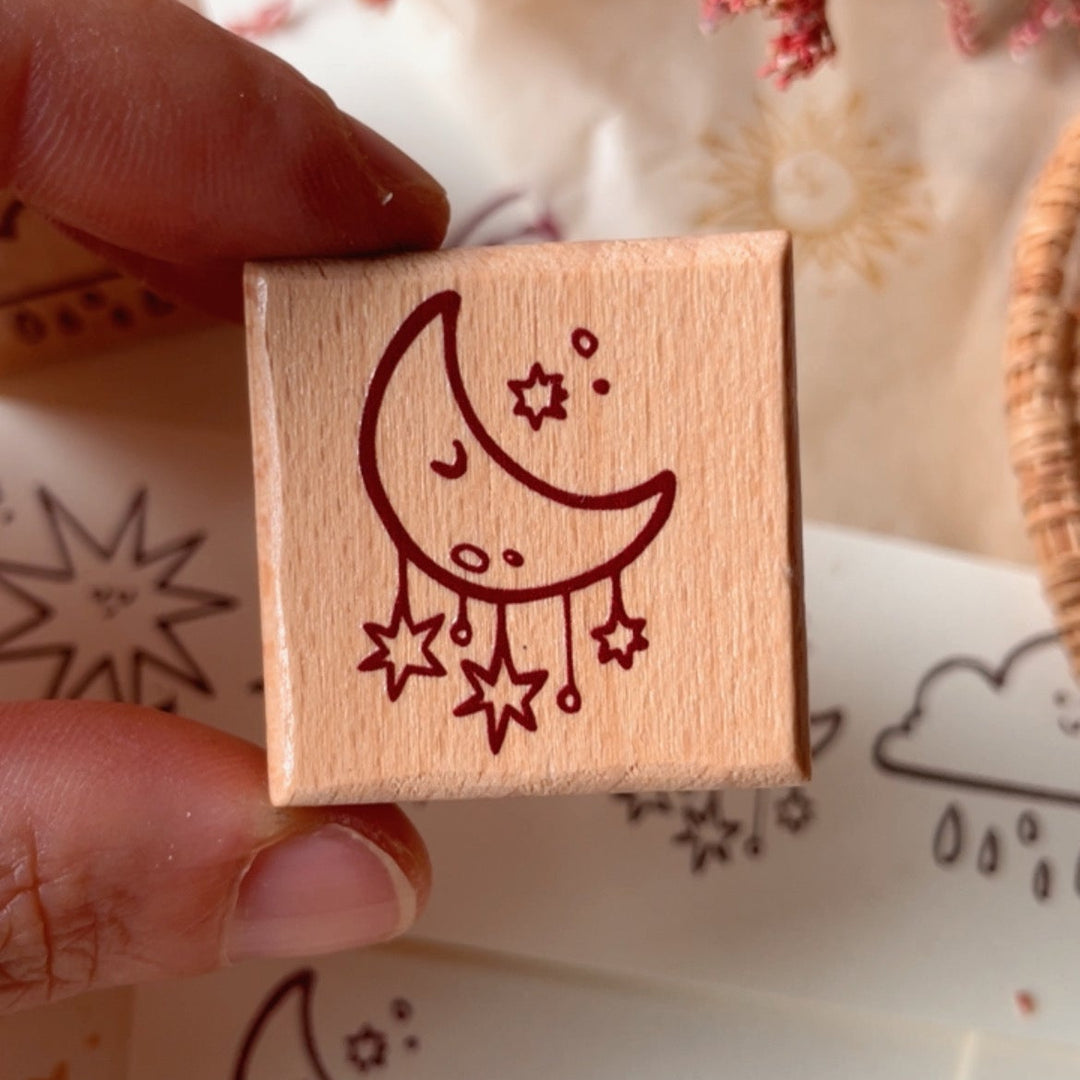 Sue Rahel Stamp Moon