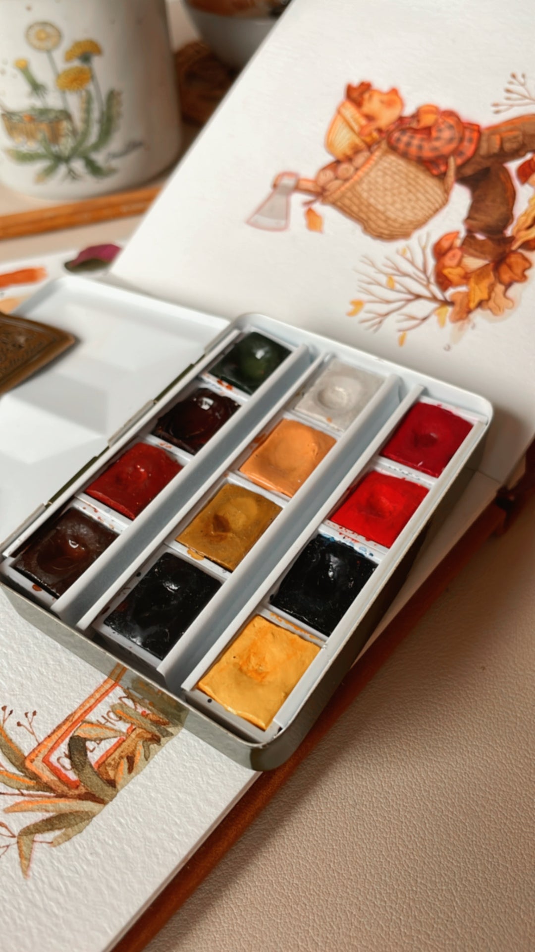 Sue Rahel Colors of Nature Aquarellkasten