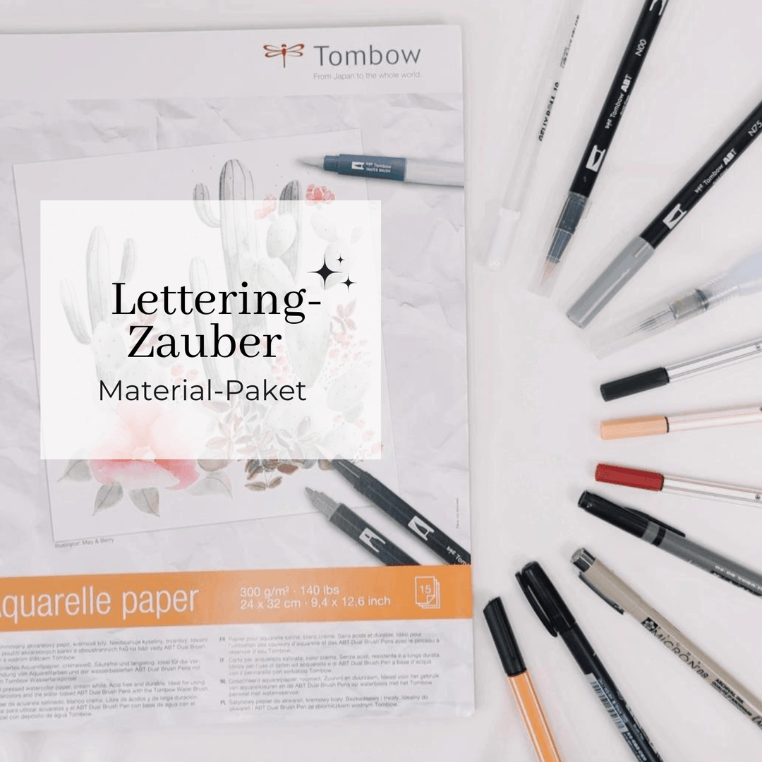 Lettering Zauber Material Set - Stifteliebe