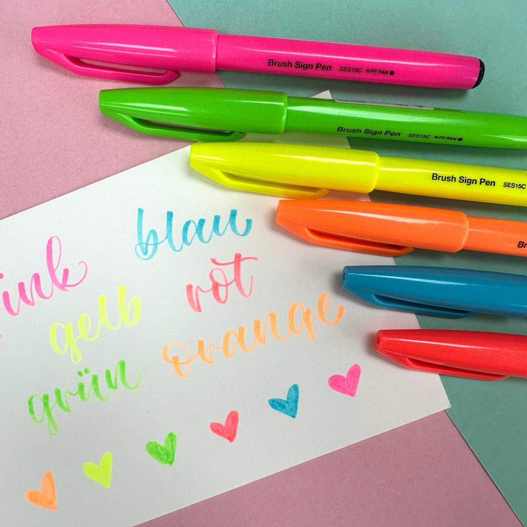 Sign Pen Brush Neon - Stifteliebe