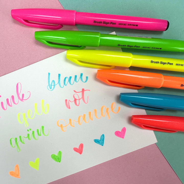 Sign Pen Brush Neon - Stifteliebe