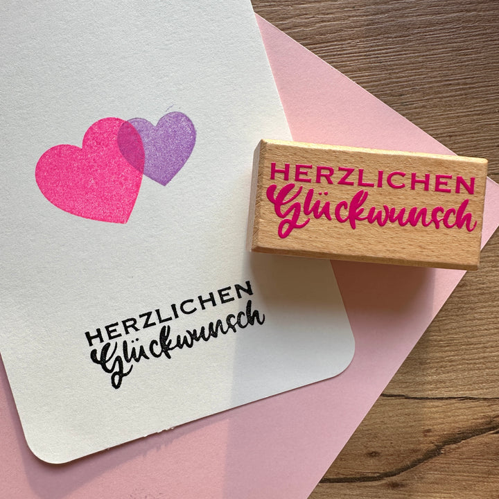 Pippalilly Stempel Herzlichen Glückwunsch