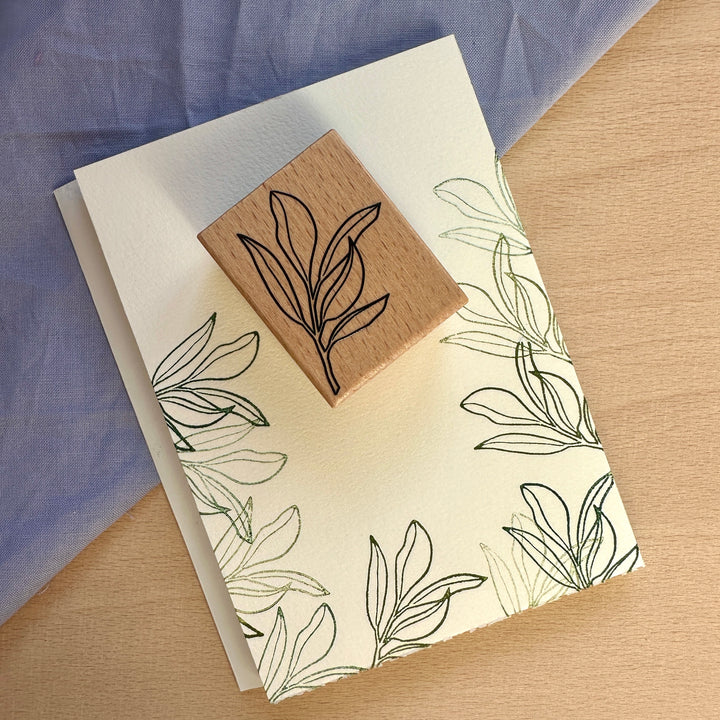 Letterbraut Stamp – Leaves