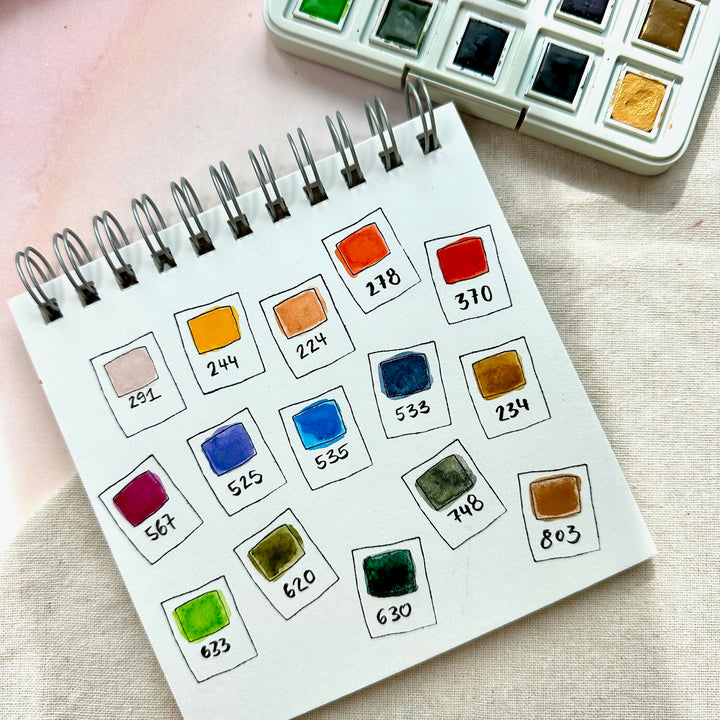 15er Aquarellkasten Mias Lieblingsfarben