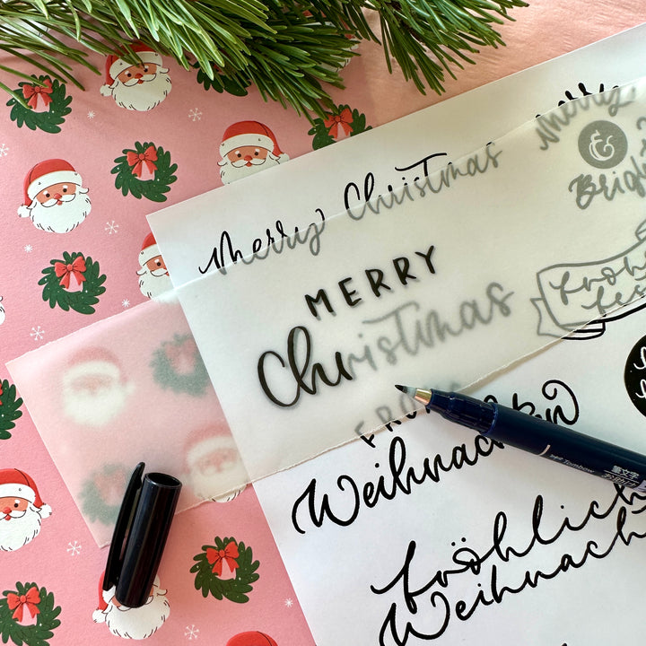 Weihnachtliches Vorlagenpaket Digital