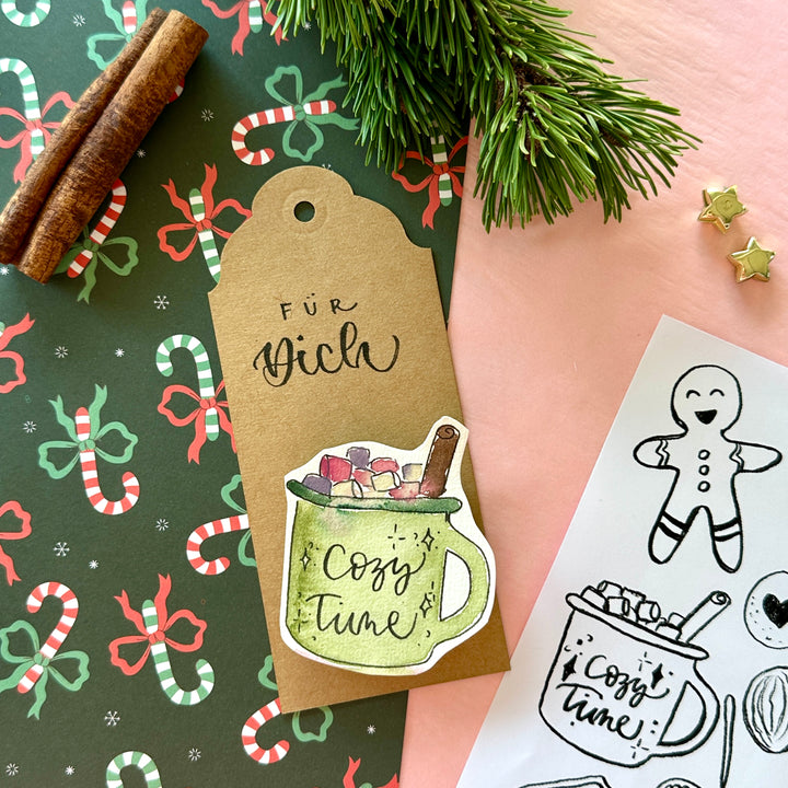 Weihnachtliches Vorlagenpaket Digital