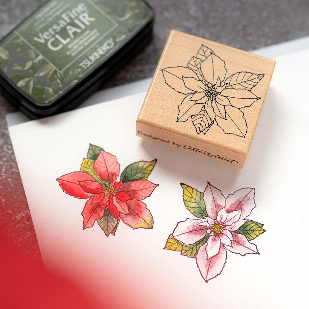 Letterbraut Stempel Weihnachtsstern
