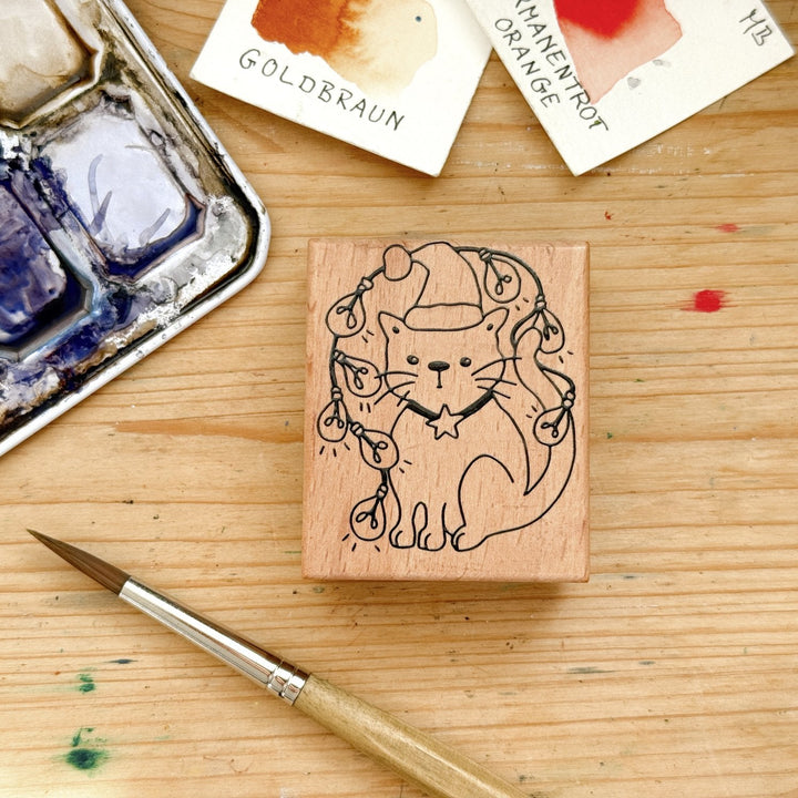 May & Berry Stempel XMAS Katze LIMITED