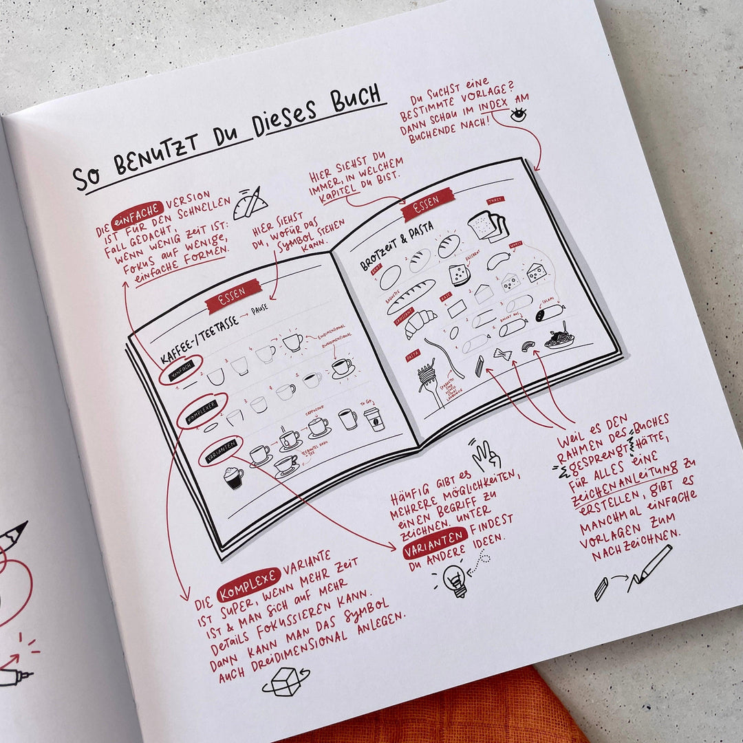 Buch Sketchnotes - Die Große Symbol-Bibliothek - Stifteliebe