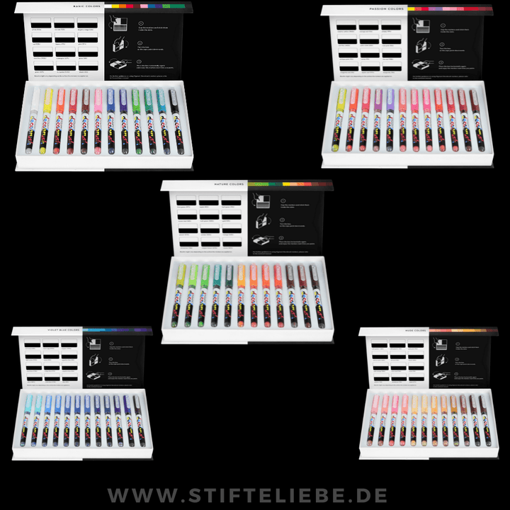 PIGMENT Decobrush Professional Set 60 Farben - Stifteliebe