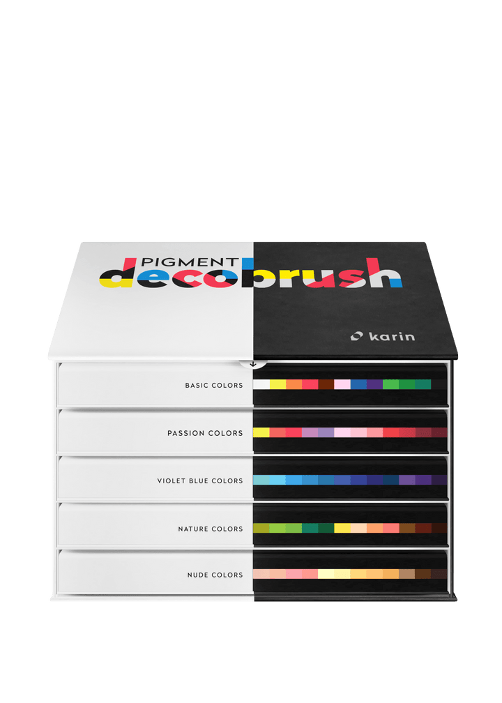 PIGMENT Decobrush Professional Set 60 Farben - Stifteliebe